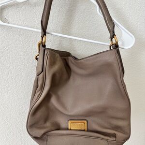 Marc Jacobs Brown Leather Hobo Bag